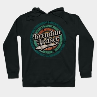 Brendan Fraser // Retro Circle Crack Vintage Hoodie